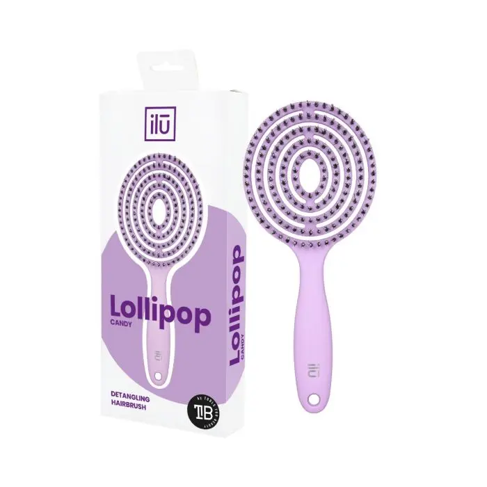 Ilu Brush Lollipop Pink 1 stk
