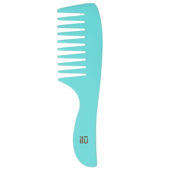 Ilu Comb Bamboom Ocean Breeze hårbørste 1 stk