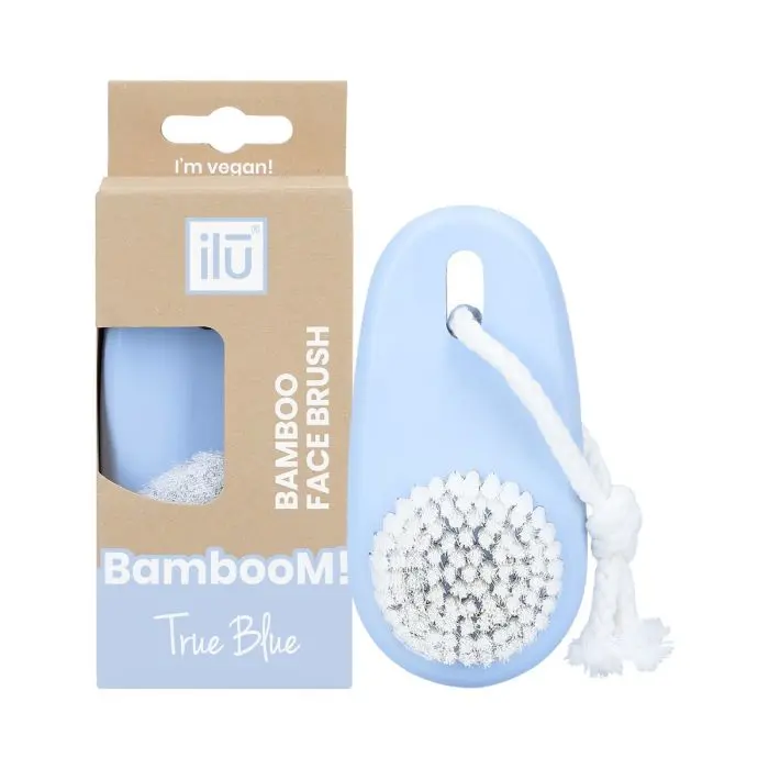Ilu Bamboom Face Brush True Blue 1 stk