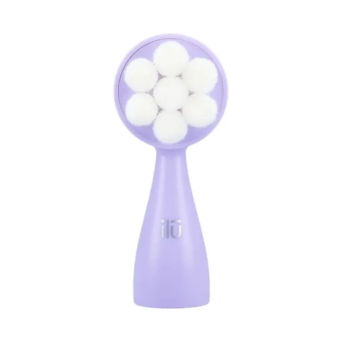 Ilu Face Cleansing Brush Purple 1 stk