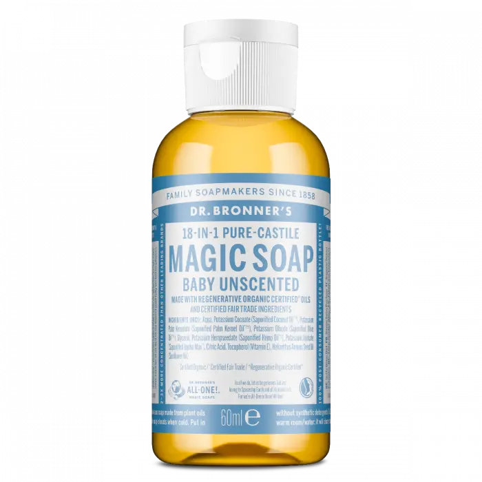 Dr. Bronner's Magic Soap Baby Unscented 60 ml