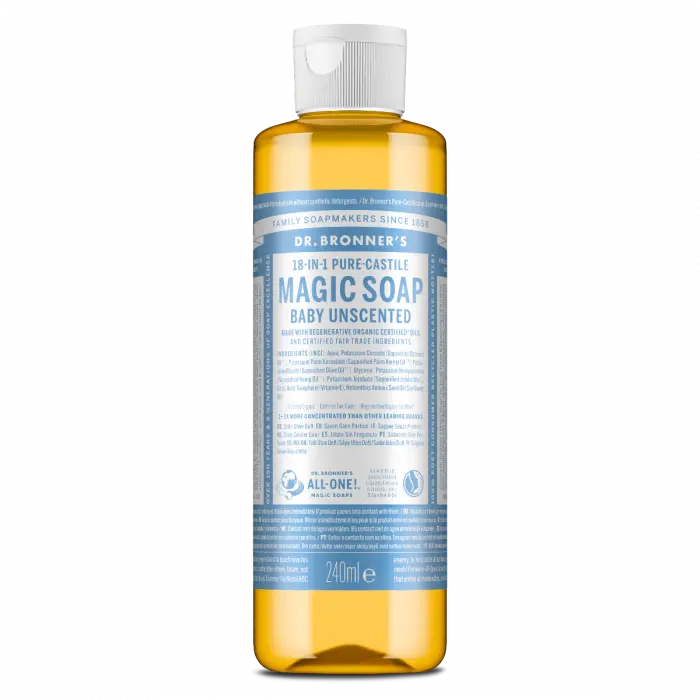 Dr. Bronner's Magic Soap Baby uparfymert 240 ml