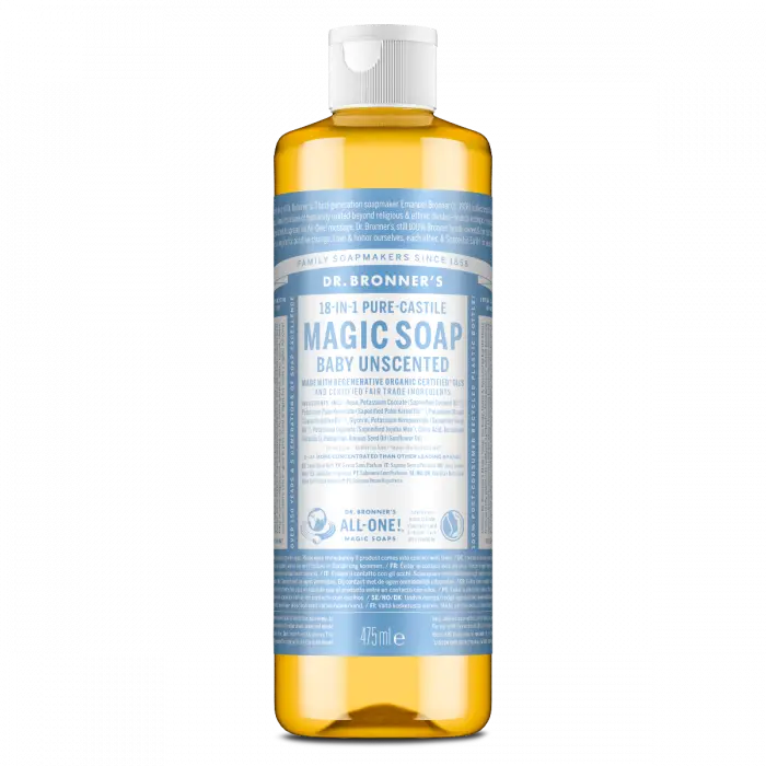 Dr. Bronner's Magic Soap Baby Unscented 475 ml