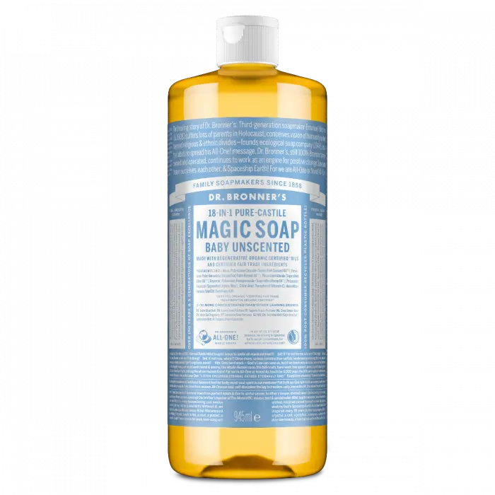 Dr. Bronner's Magic Soap Baby uten parfyme 945 ml