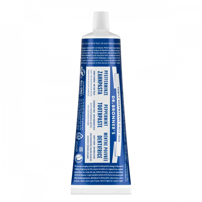 Dr. Bronner's All-One Toothpaste Peppermint 105 ml