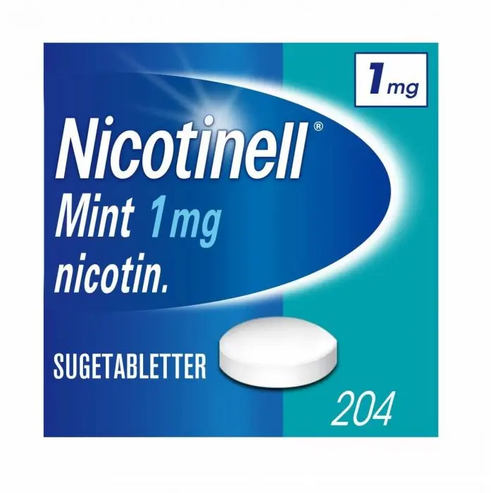 Nicotinell 1 mg sugetabletter mint 204 stk