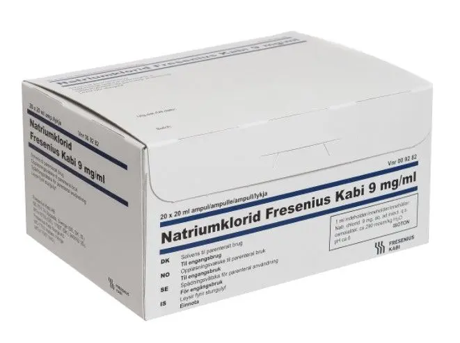 NaKl fresenius kabi 9 mg/ml 20 x 20