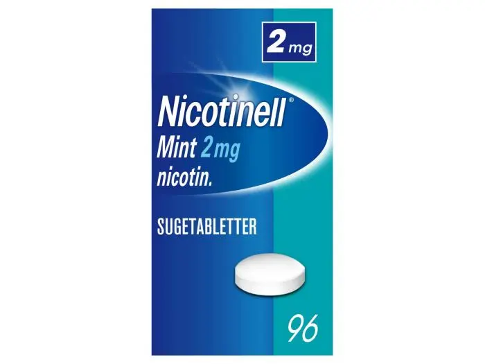 Nicotinell 2 mg sugetabletter mint 96 stk
