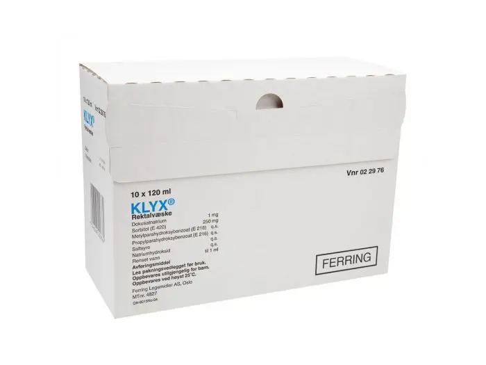 Klyx rektalvæske 10x120 ml