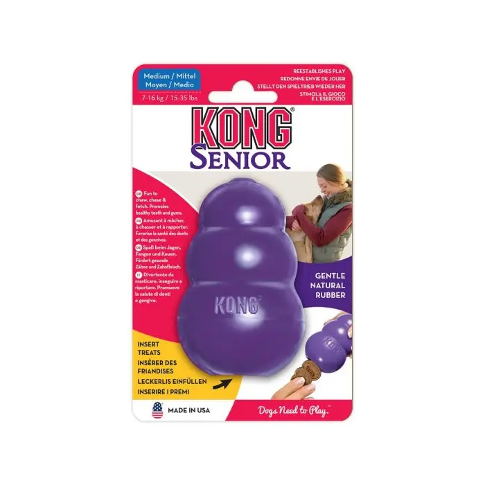 KONG Senior hundeleke lilla M
