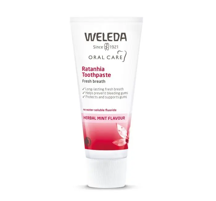 Weleda Ratanhia Toothpaste uten fluor 75 ml