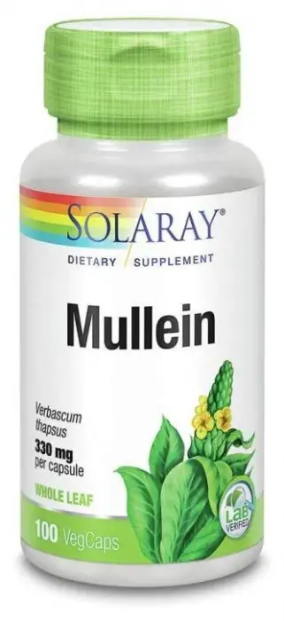 Solaray mullein 100 kapsler