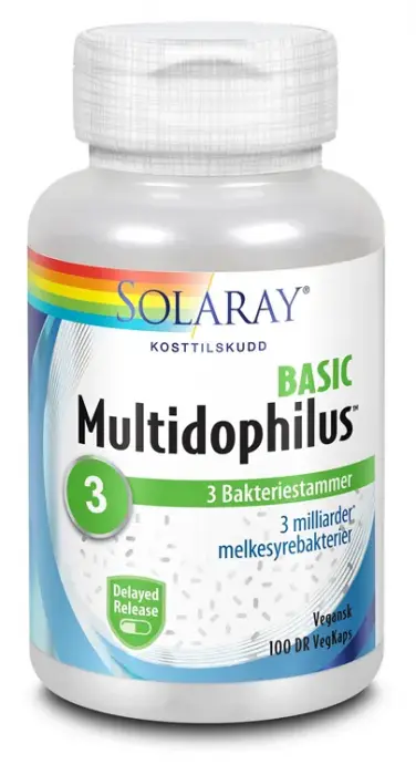 Solaray multidophilus basic 100 kapsler