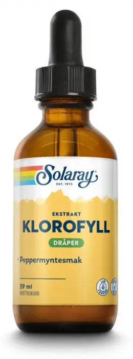 Solaray klorofyll dråper 59 ml