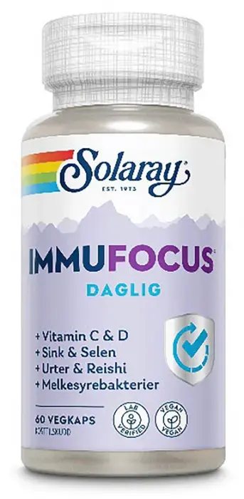 Solaray Immufocus daglig 60 kapsler