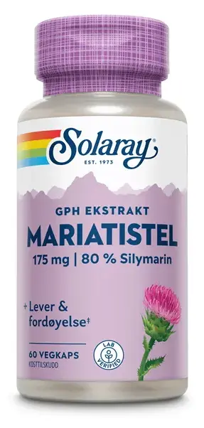 Solaray GPH siliverin 90 kapsler
