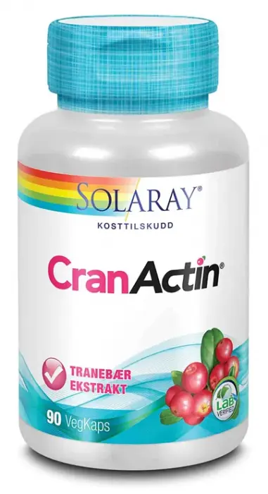 Solaray cranactin 400 mg 90 kapsler