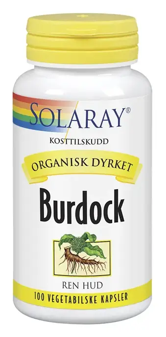 Solaray burdock root 100 kapsler