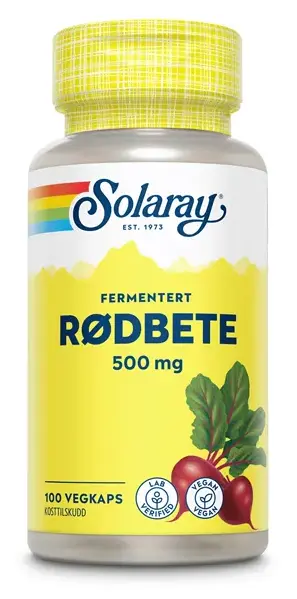 Solaray fermentert rødbete 100 kapsler