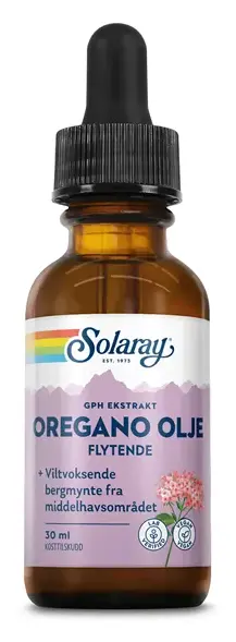 Solaray flytende oregano olje 30 ml