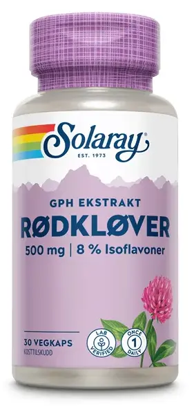 Solaray GPH rødkløver ekstrakt 30 kapsler
