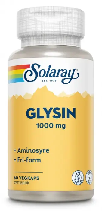 Solaray Glysin 1000mg 60 kapsler