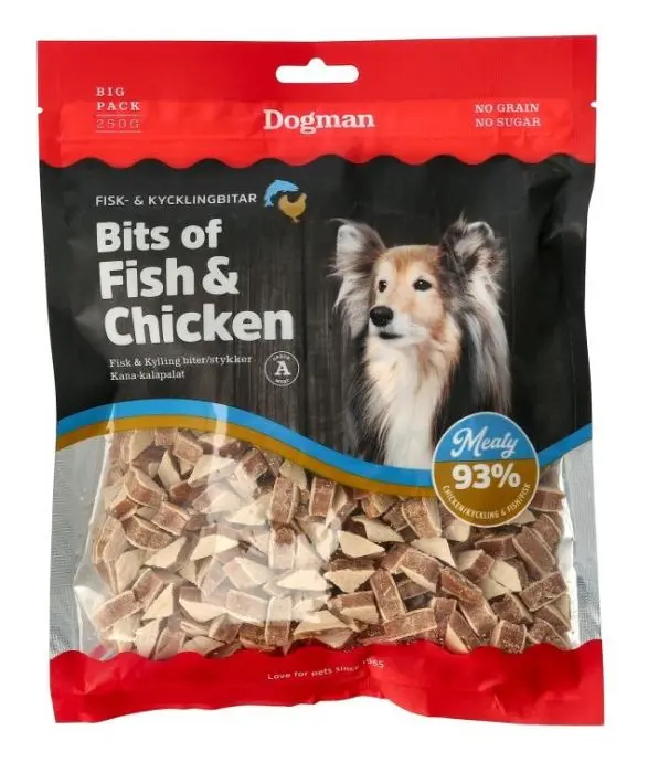 Dogman Bits of Fish & Chicken 250g