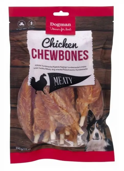 Dogman Chicken chewbones 12p S 12,5cm