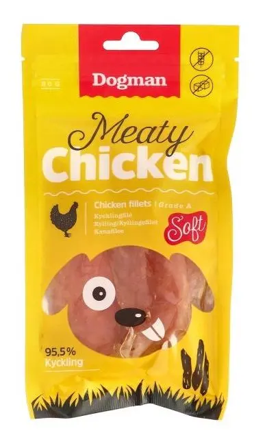 Dogman Chicken soft fillets 80g