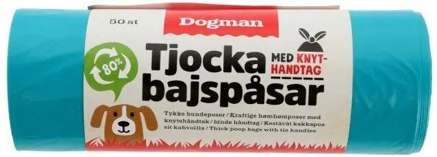 Dogman Hundeposer med håndtak 50p Turkis