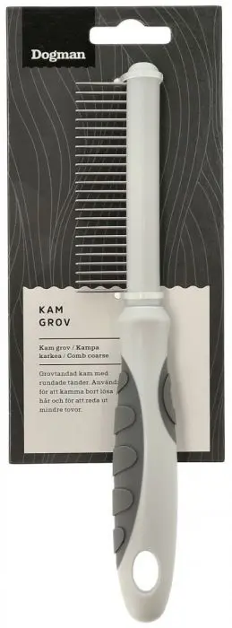 Dogman Kam grov Grå 21,5cm