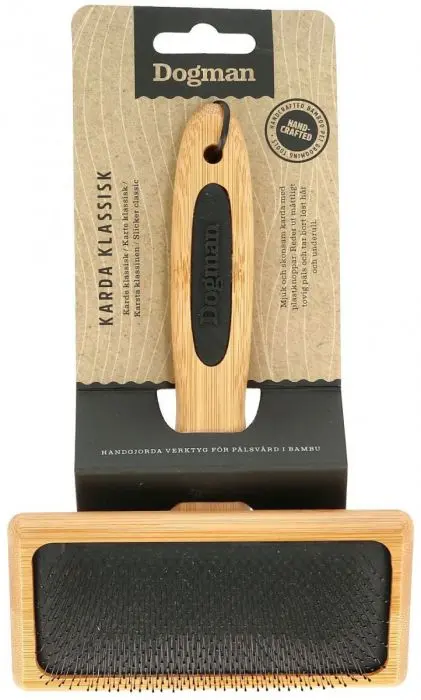 Dogman Karde klassisk Bamboo M 15,5cm