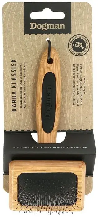 Dogman Karde klassisk Bamboo S 14cm
