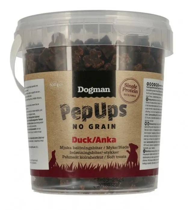 Dogman Pep Ups No Grain and 500g