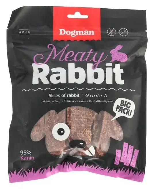 Dogman Slices of rabbit 300g
