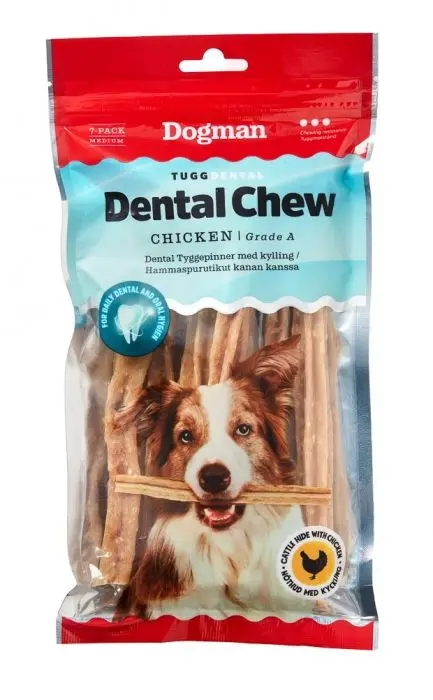 Dogman Tugg Dental med kyckling M 7st