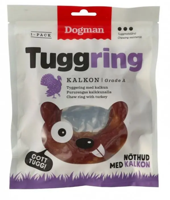 Dogman Tyggering presset kalkun M 12,5cm