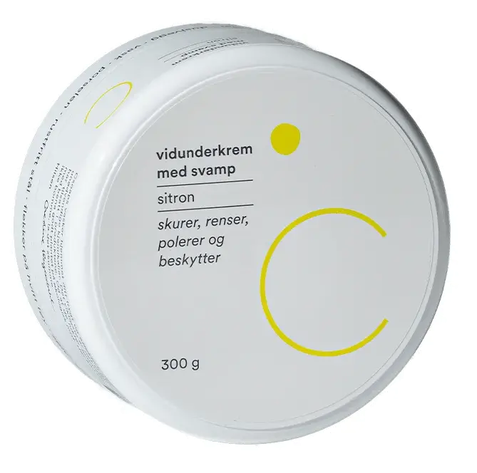 C Soaps vidunderkrem med svamp sitron 300 g