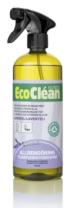 EcoClean Universal Rengjøringspray Lavendel 750 ml