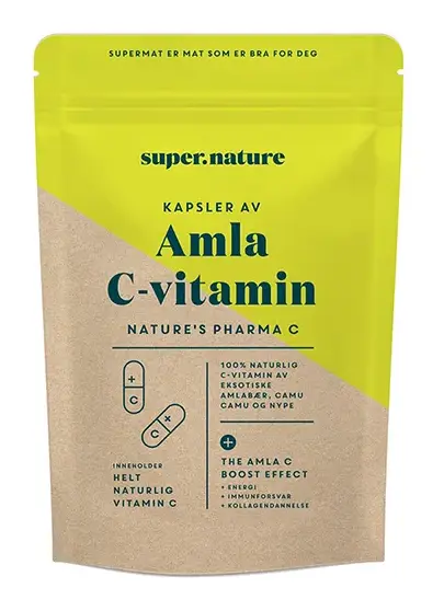 Supernature Amla C-vitamin 200 kapsler