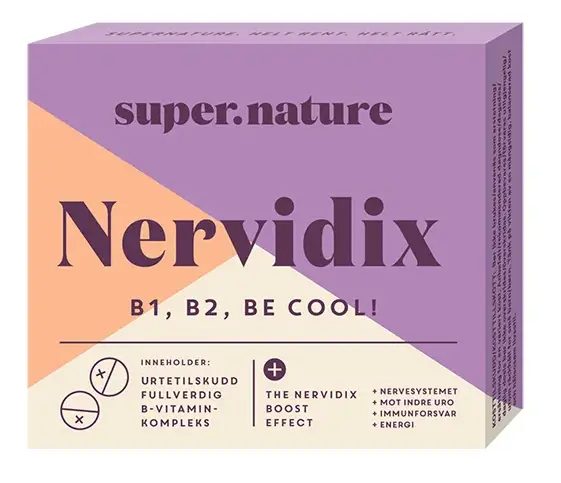 Supernature Nervidix B-vitamin-kompleks 48 tabletter