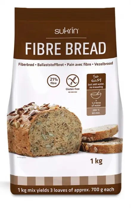 Sukrin Fiberbrød Brødmiks 1 kg