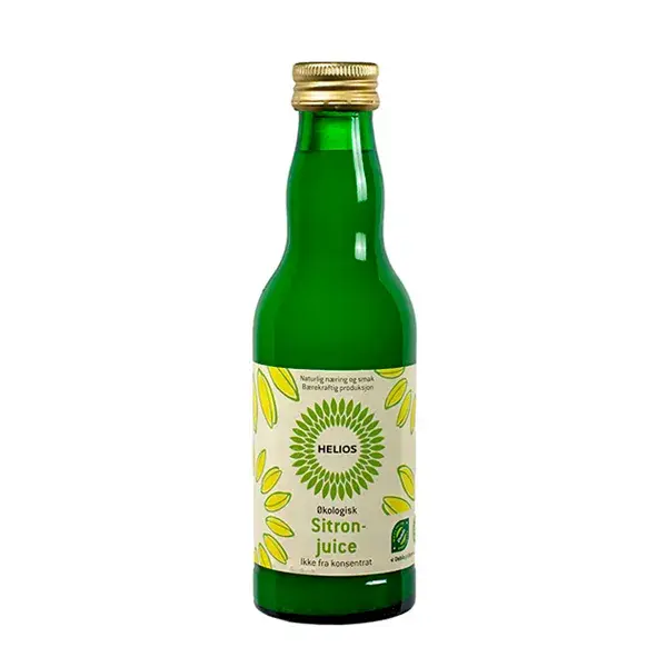 Helios Økologisk Sitronjuice 200 ml