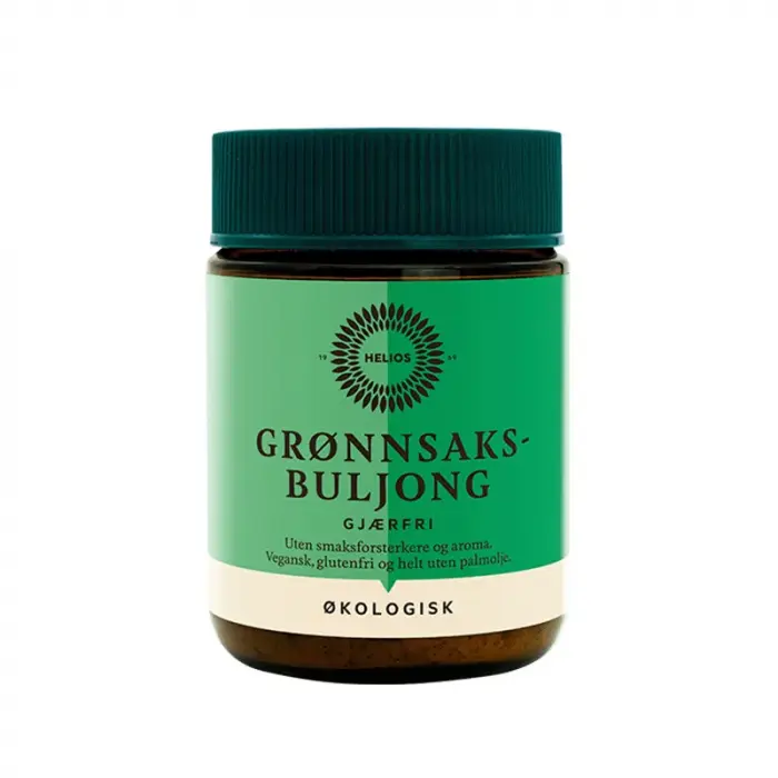 Helios Økologisk Grønnsaksbuljong Gjærfri 130 g