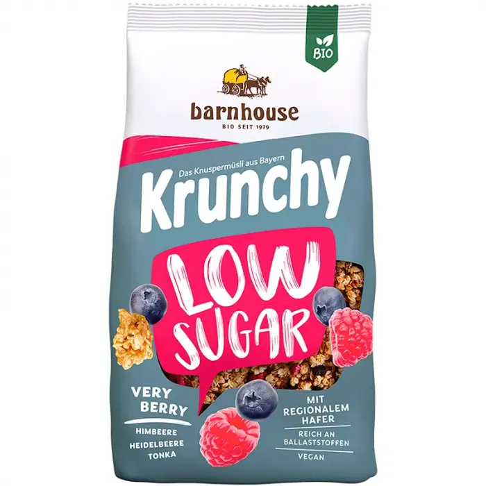 Barnhouse Müsli Med Bær Lavt Sukkerinnhold 375 g