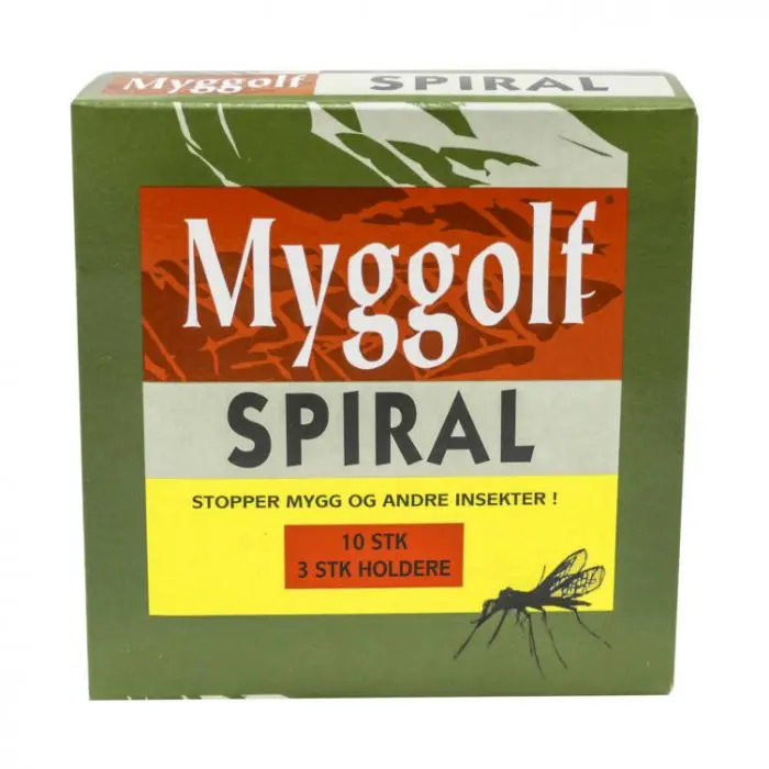 Myggolf Myggspiral 10stk