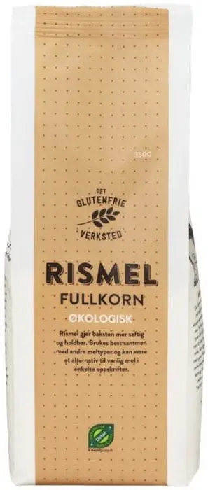 Økologisk Fullkorn Rismel 350g