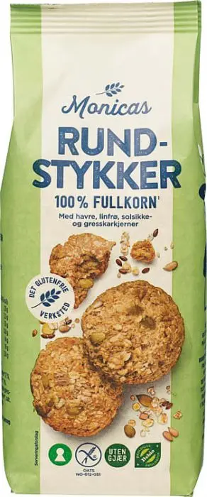 Glutenfri & Økologisk 100% fullkorn Rundstykker 450g