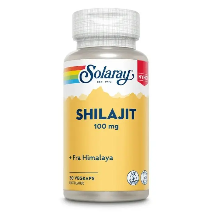 Solaray Shilajit 30 kapsler