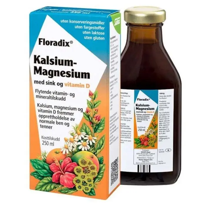 Floradix Calcium Magnesium Sink 250ml